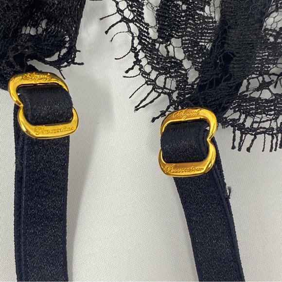 NWT Agent Provocateur Kendall Black Suspender - Picture 10 of 14